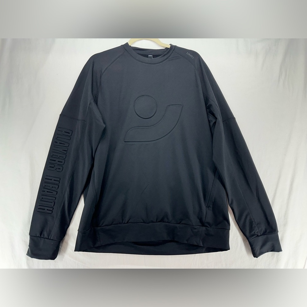 UNRL x Players Health Crossover Crew Neck Pullover Hockey Long Sleeve Size L